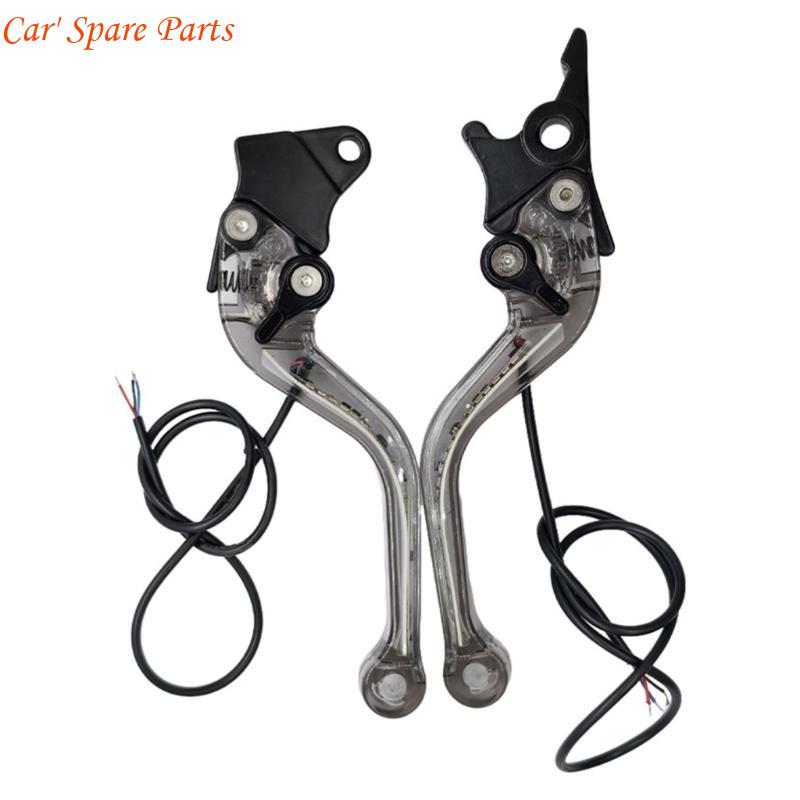 Y4UA 1 Pair Brake Levers with LED Light for CG125 Replacement Brake Clutch Levers China Mainland
