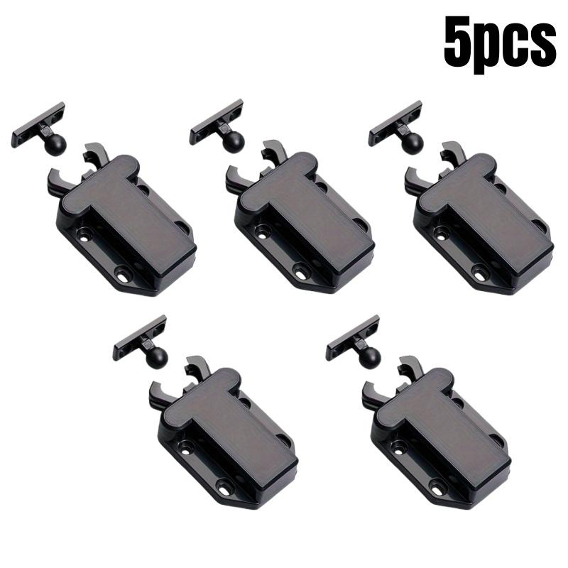 

5/10 Pcs Push to Open Cabinet Door Catches,Door Touch Latches,Rebound Self-Locking Device for Cupboard Closet Drawers Wardrobe