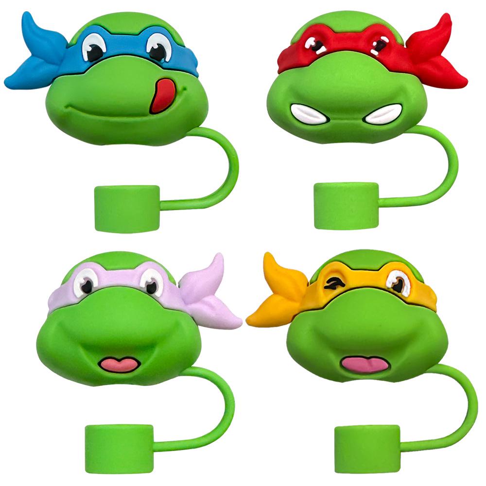 

Set of 4 Teenage Mutant Ninja Turtles Straw Caps, Dustproof Plugs for 10mm Ice Tumbler.