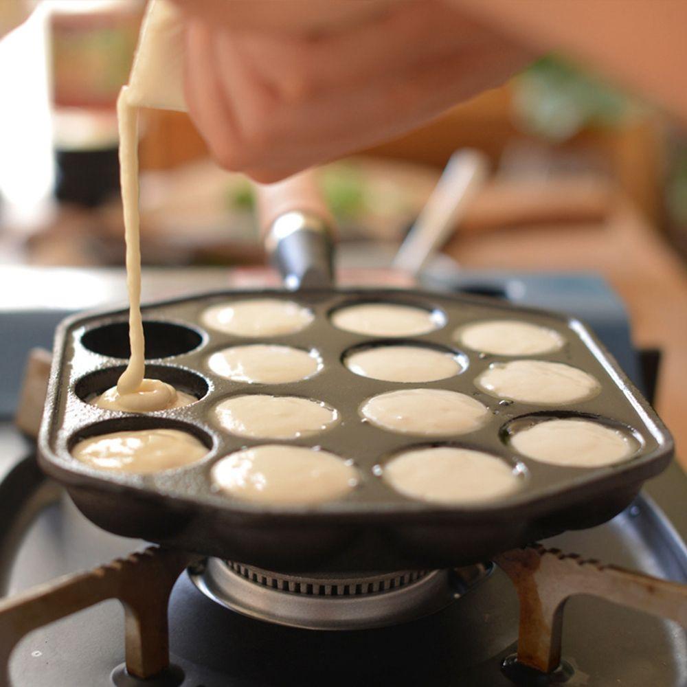 14 Fächer Küche Kochen Waffelform N1N Takoyaki-Maker Kochgerät Takoyaki-Pfanne Kochgeschirr