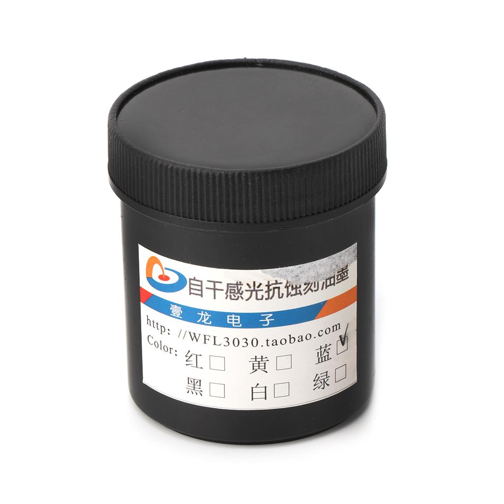 100g Inchiostro Pittura Resistente all'Acido Fotoresist Migliora l'Efficienza Produttiva per Sostituzione Film Secco PCB Fai-da-te Durevole