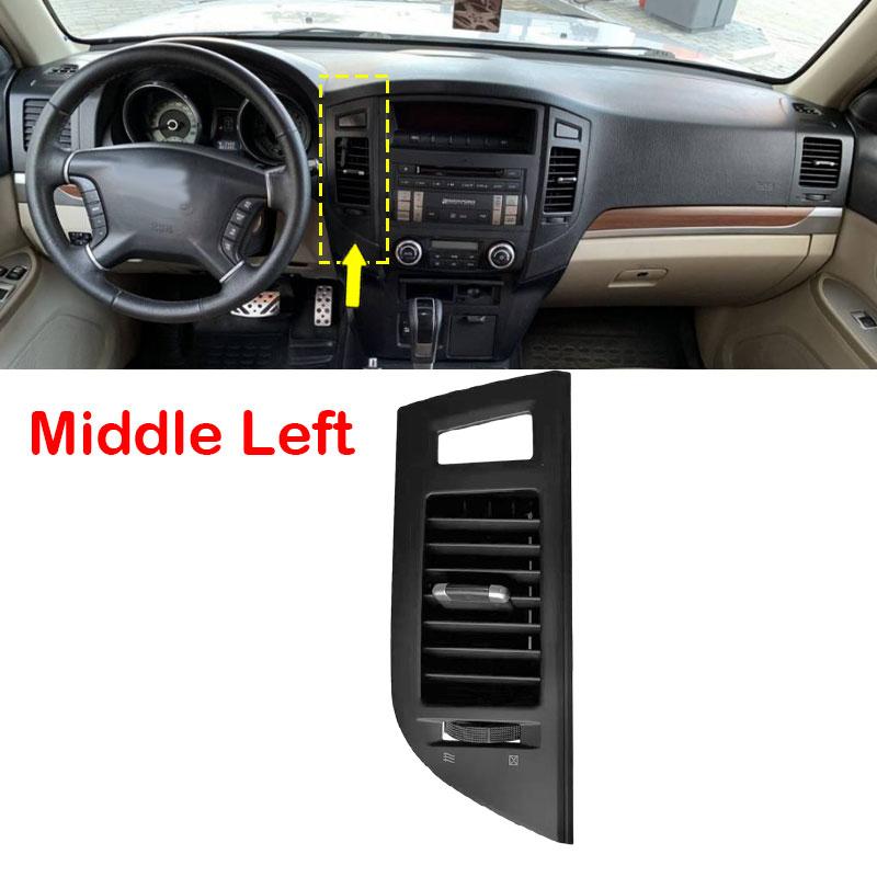 Interior Accessories For Mitsubishi Pajero Montero V87 V93 V95 V97 V98 2007-2025 Front Dash Center Console A/C Air Vent Outlet