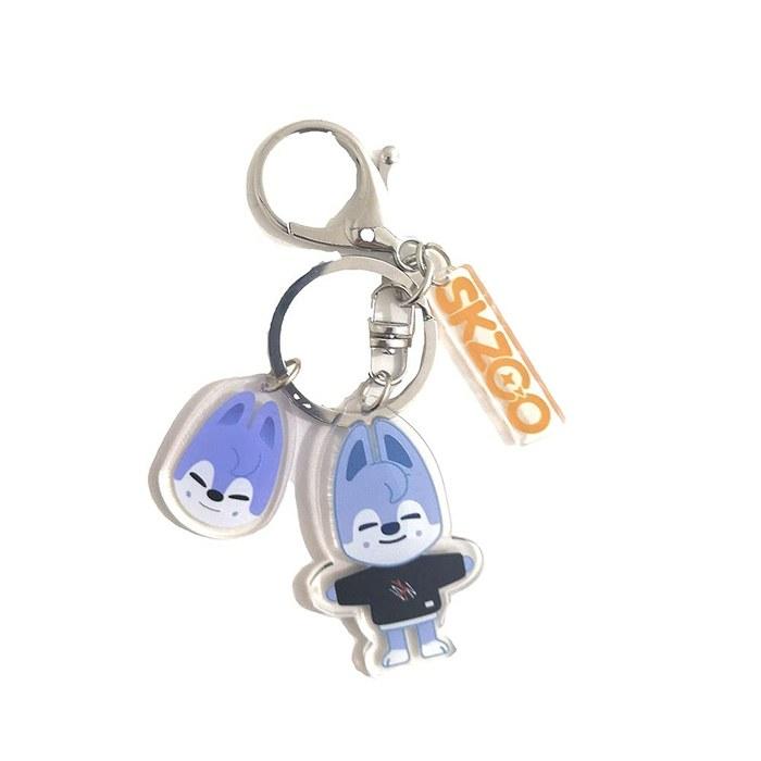 KPOP StrayKids SKZOO Character Keychain Bag Pendant (wolf chan)