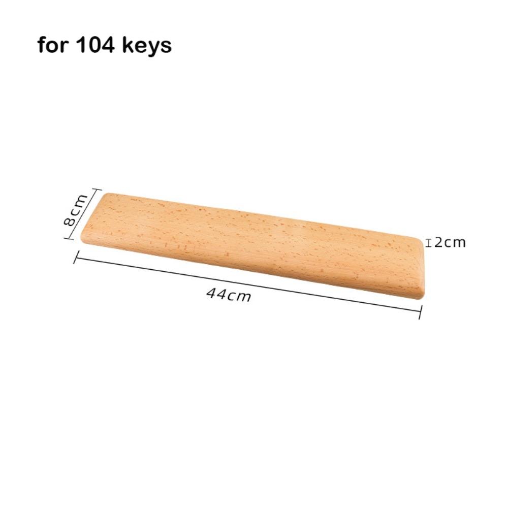 Wooden Rest Palm Pad for 60/87/104 Keys Mechanical Keyboard Pad New Keyboard Wrist Rest