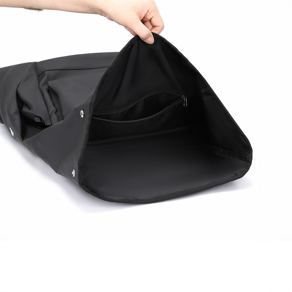 Outdoor Men's Backpack Anti-splashing Travel Backpack Large Capacity Pu Leisure Computer Backpack Student Bag