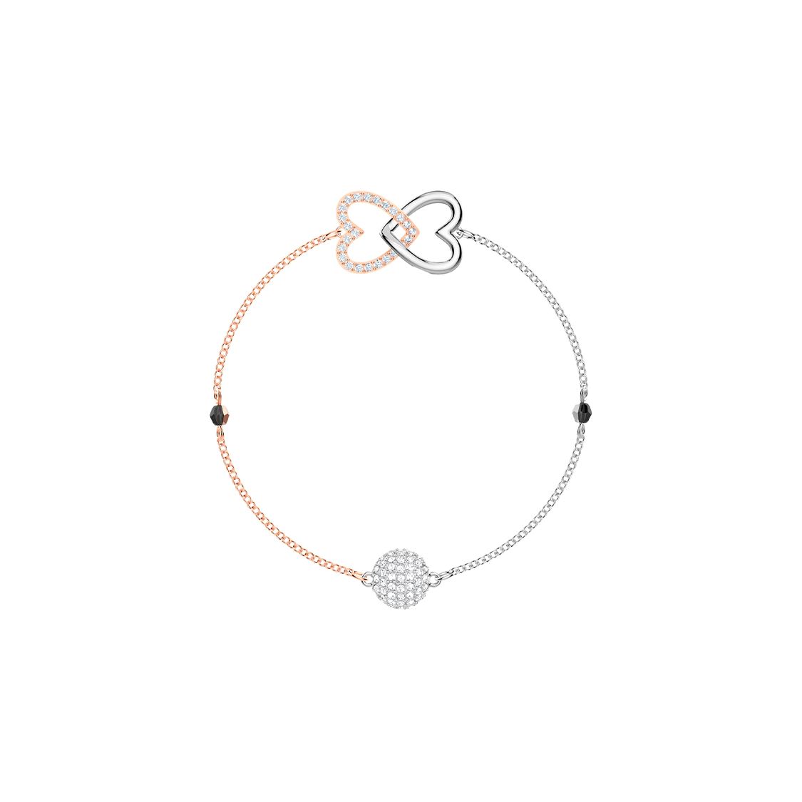 Swarovski Remix Heart Link Classic Bracelet Women bracelet Rose-Gold White 5412330 M