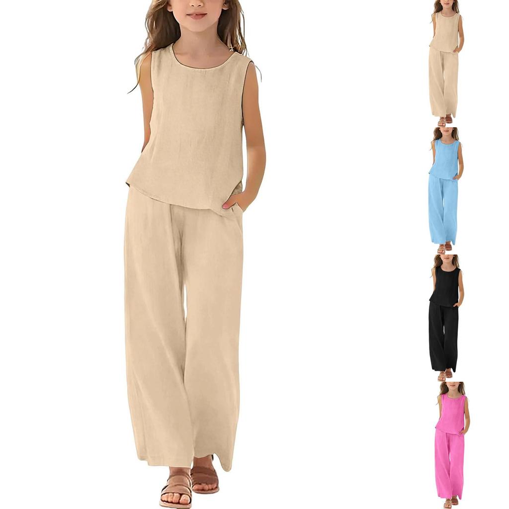 Boys And Girls Casual Comfortable Two-Piece Kids Set