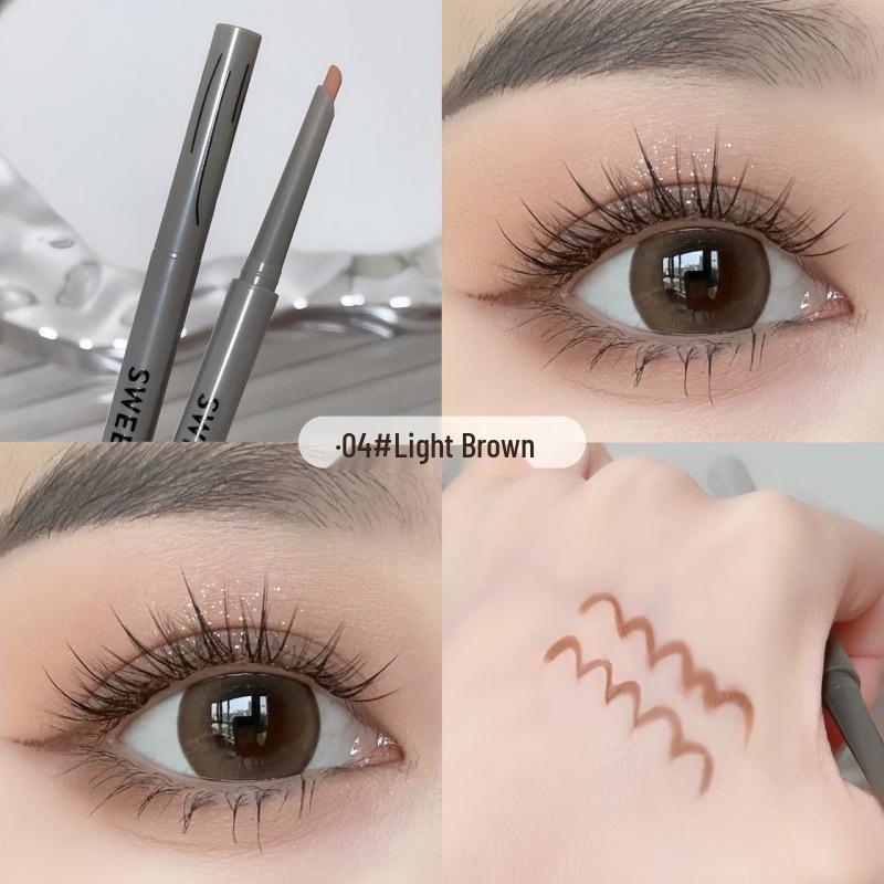 Sweet Mint Katana Waterproof Gel Eyeliner: Long-lasting, Sweatproof, Smudge-proof Lower Eyelid Silkworm Pen.