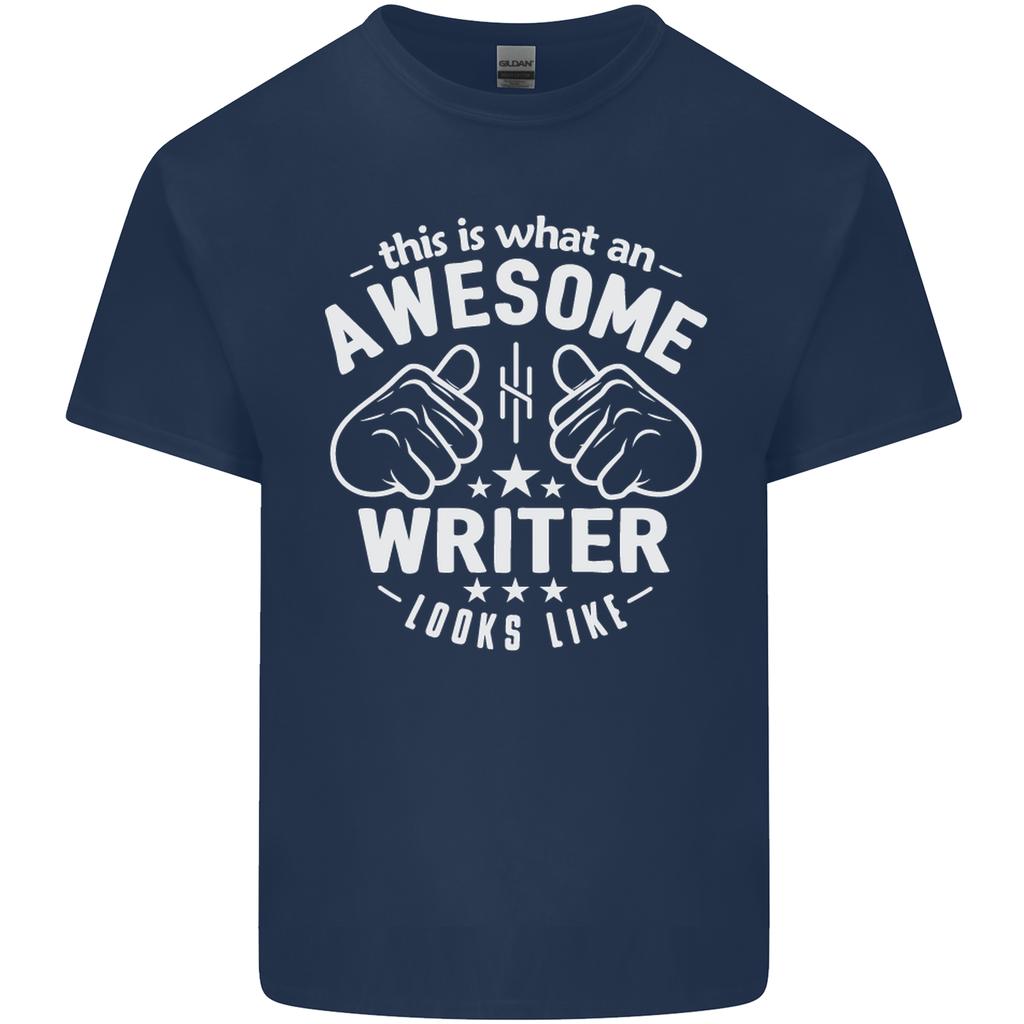 This Is What an Awesome Writer Looks Like Unisexs Light Cotton TShirt