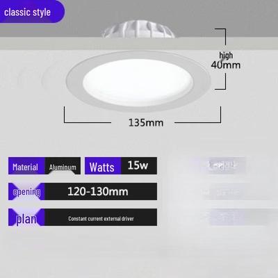Led világítás – Led-es süllyesztett lámpatestek