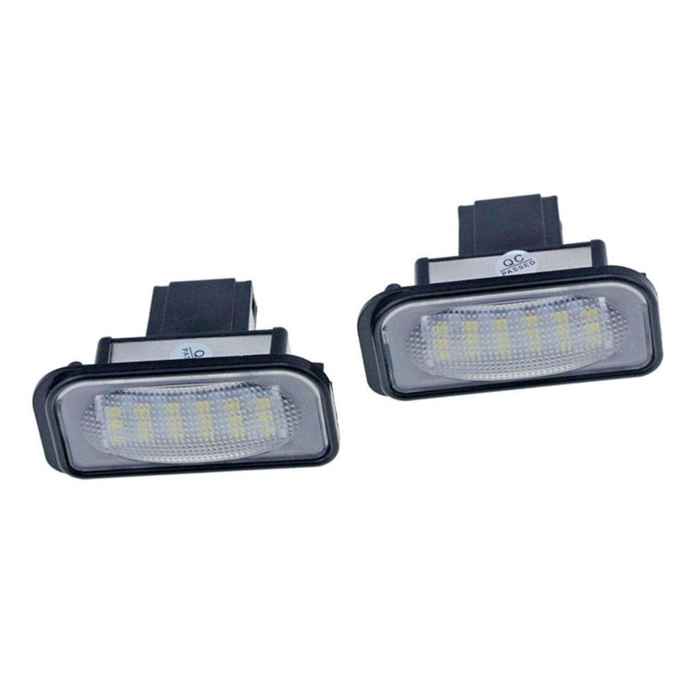 Buy 2pcs LED License Plate Lights for W211 W203 5D W219 R171 Number