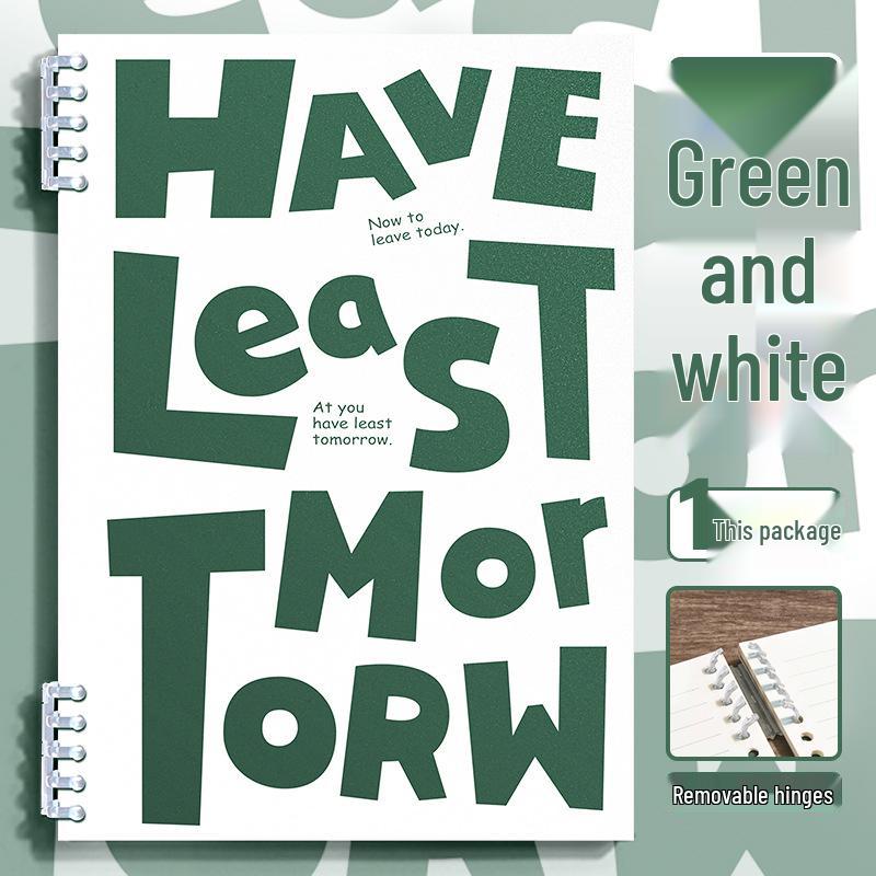 Retro American Loose-Leaf Notebook: Detachable, Comfortable, DIY Diary for Students - Available In B5, A5, A4 Sizes