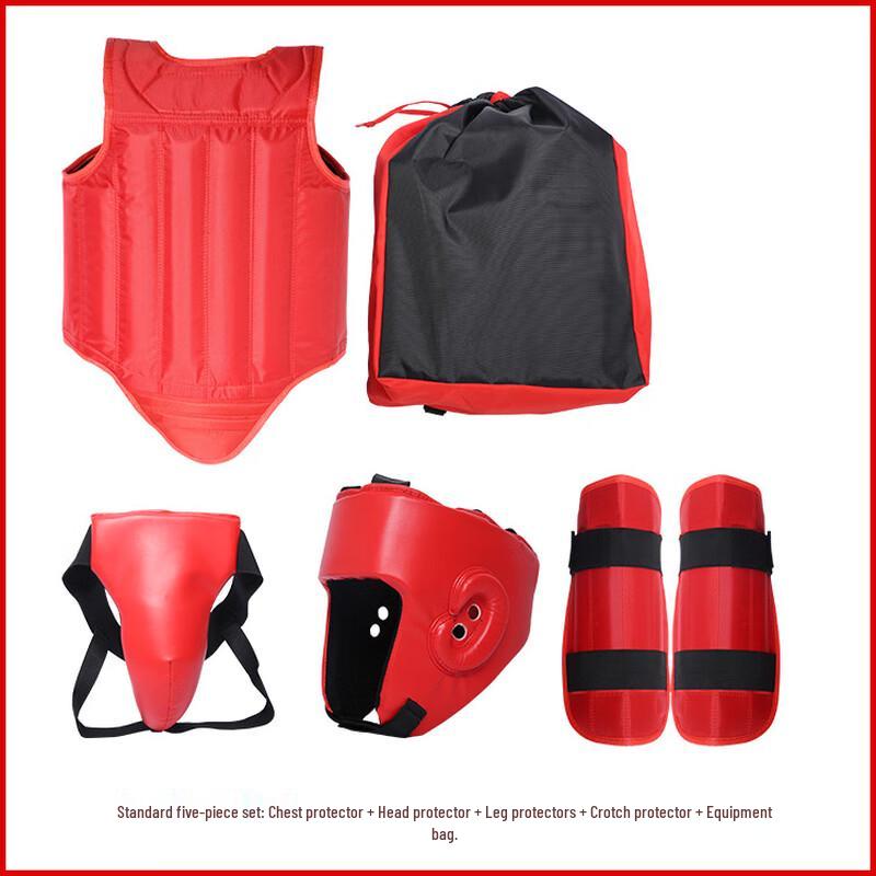 WEZHO Thickened Padded Boxing Training Protective Gear Set