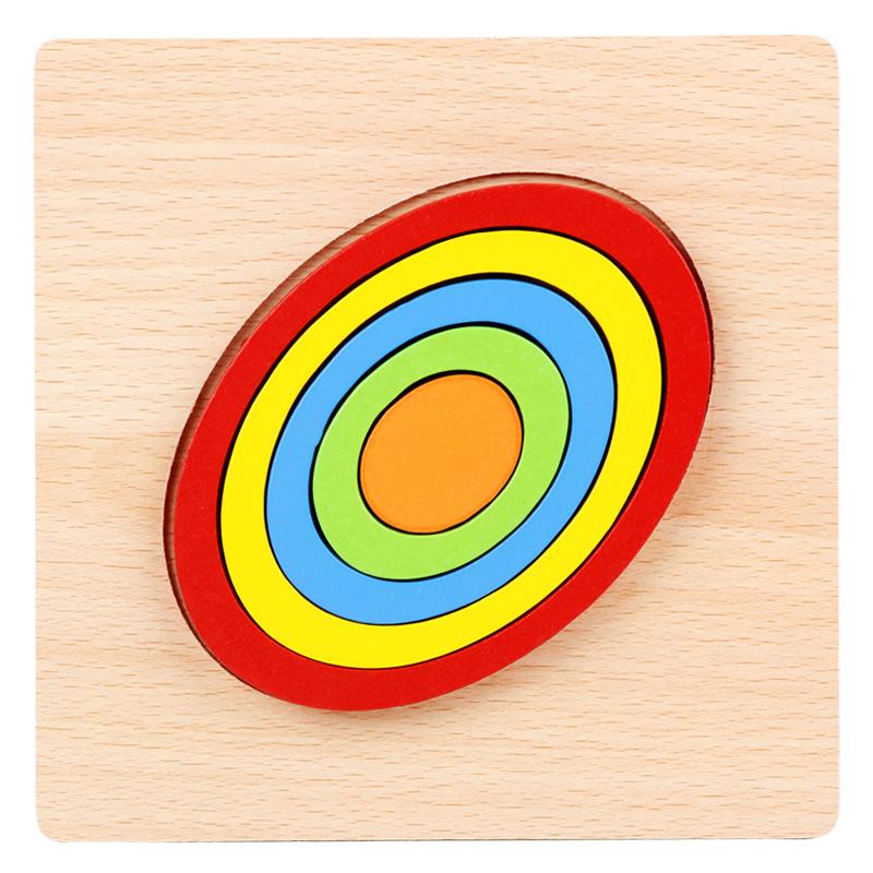 Toddler Puzzles Wooden Toys Montessori Shape Classification Geometric Puzzles Preschool Learning Early Education