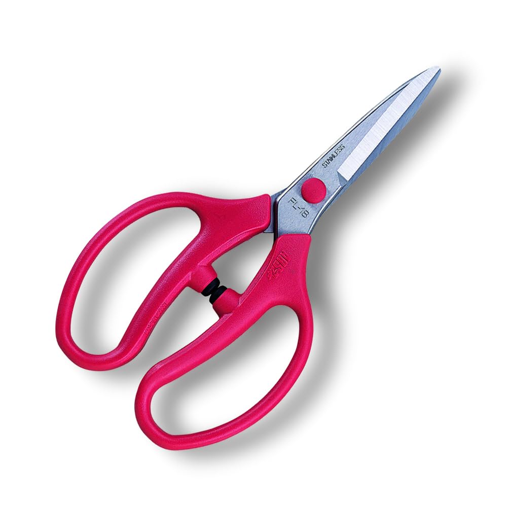 

Ars Corporation Flower Long 180mm Scissors, Franban, Type, (Blister Pack) FL-18-BP красный