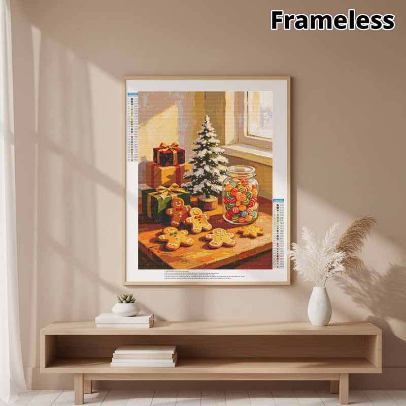 5D Diamantmalerei Set Weihnachtsbaum Feiertagsdekoration Vollbohrer Leinwandkunst DIY Strassstein Handwerk für Schlafzimmer Wohnzimmer Wanddekoration