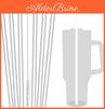Straws 6 Replacement Long Pack Straws With Cleaning Brush For S Tanley Cup Accessories