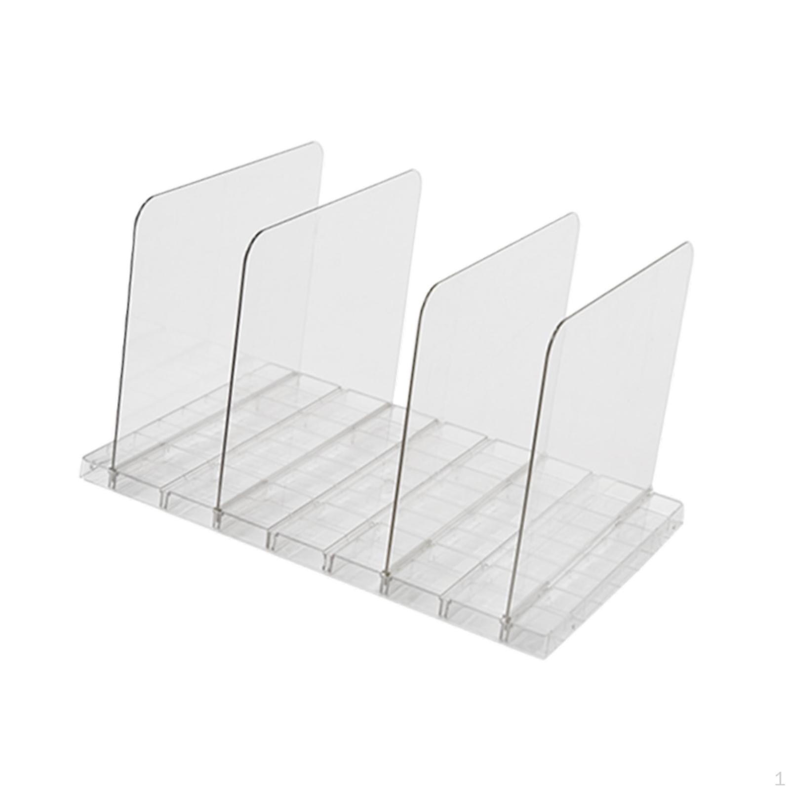 

Прозрачный Книгодержатель Настольный Книжный Упор Стойка для Хранения Многоцелевой Стопор Органайзер для Файлов для Столешницы