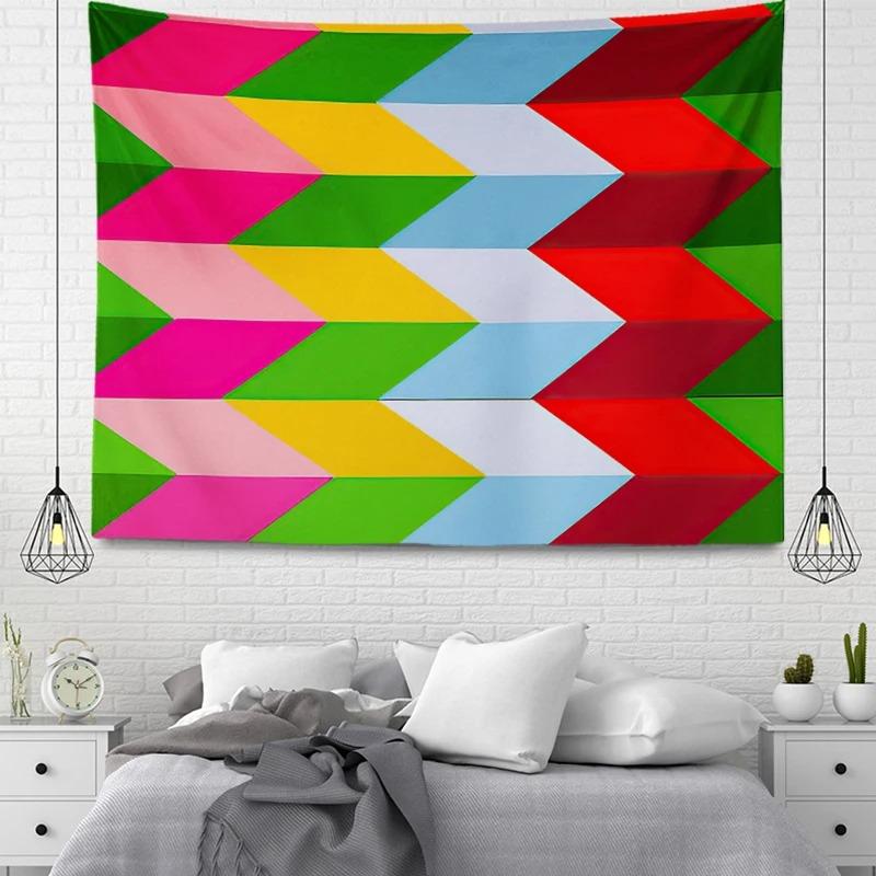 Простой цветочный гобелен с рисунком из мультфильма — фото 6