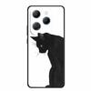 For Infinix Hot 40 Pro Case Hot40 Pro Black Silicone Soft Phone Case For Infinix Hot 40 Pro Back Cover Case 6.78" Cute Cartoon