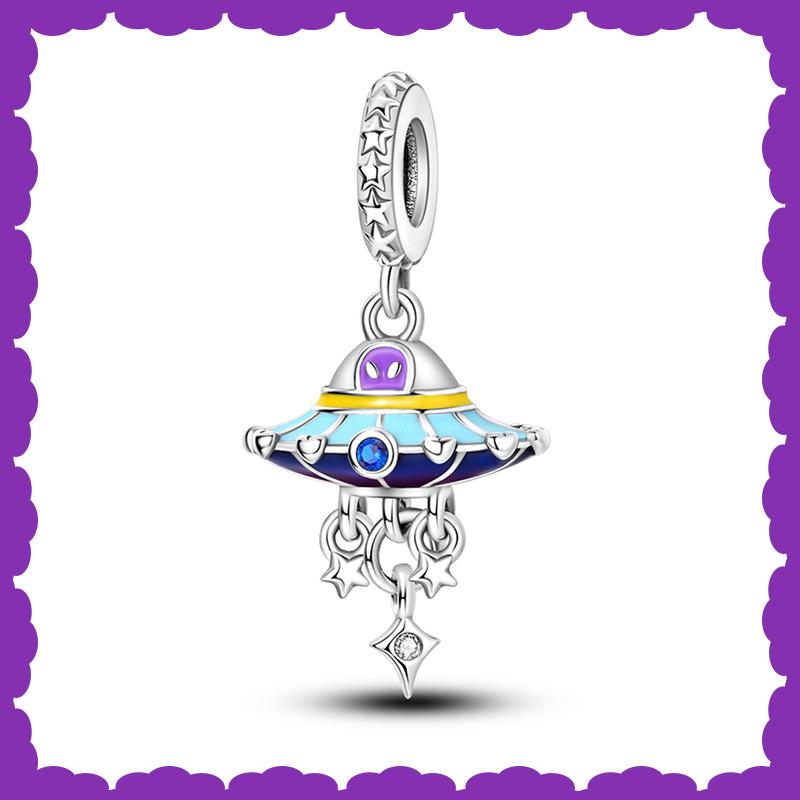 New Copper Fashion Rubik'S Cube Kitten Swing Skull Charm Bead For 3Mm Bracelet Diy Fine Jewelry Making Gift