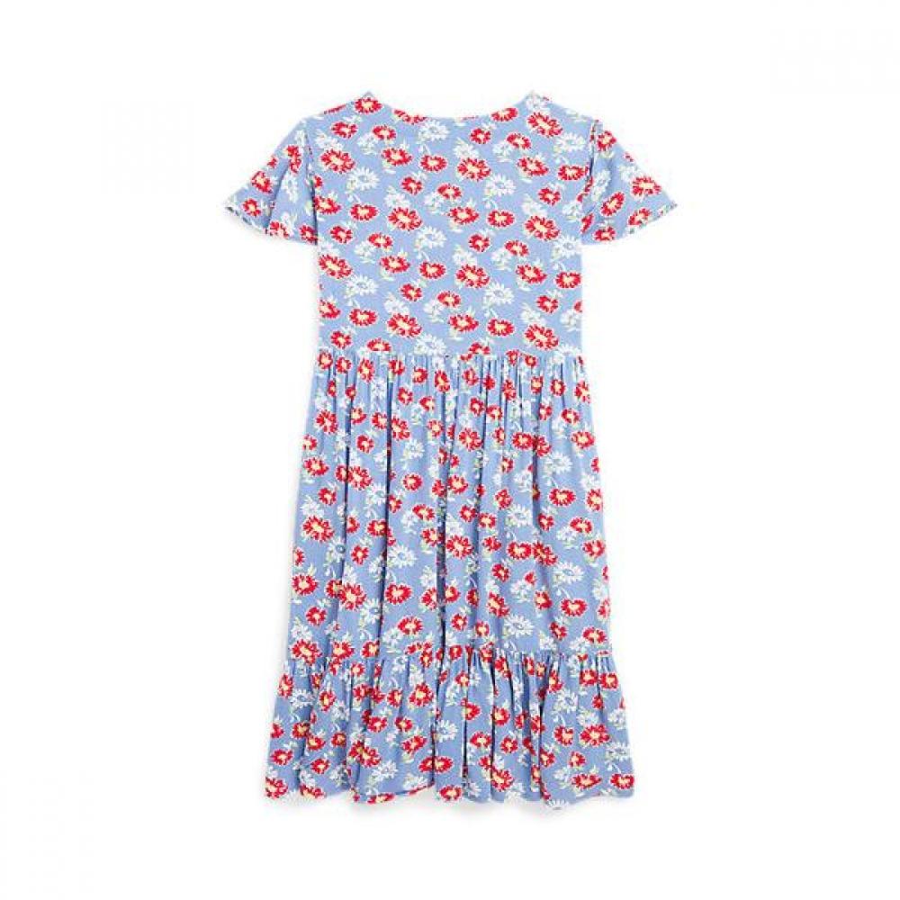 Polo Kids Girls  Floral V Neck Dress Cwpodrsg3d20562999