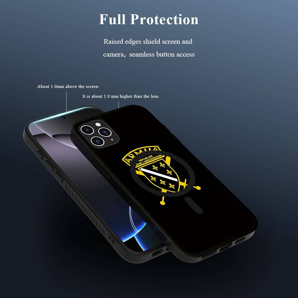 

Bosnia And Herzegovina Phone Case For IPhone 13 14 15 11 12 16 17 Pro Max Plus For Magsafe Magnetic Shell iPhone 13 pro