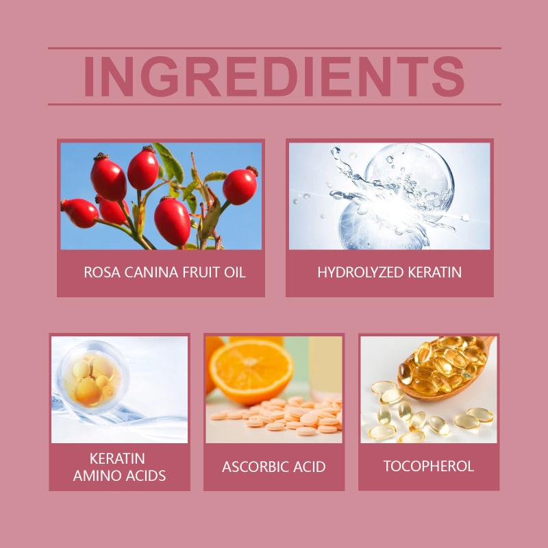 Hoegoa Rosehip Oil Hair Care Capsules - Scalp Massage For Dry, Frizzy, Smoothing, And Softening Hair Capsules