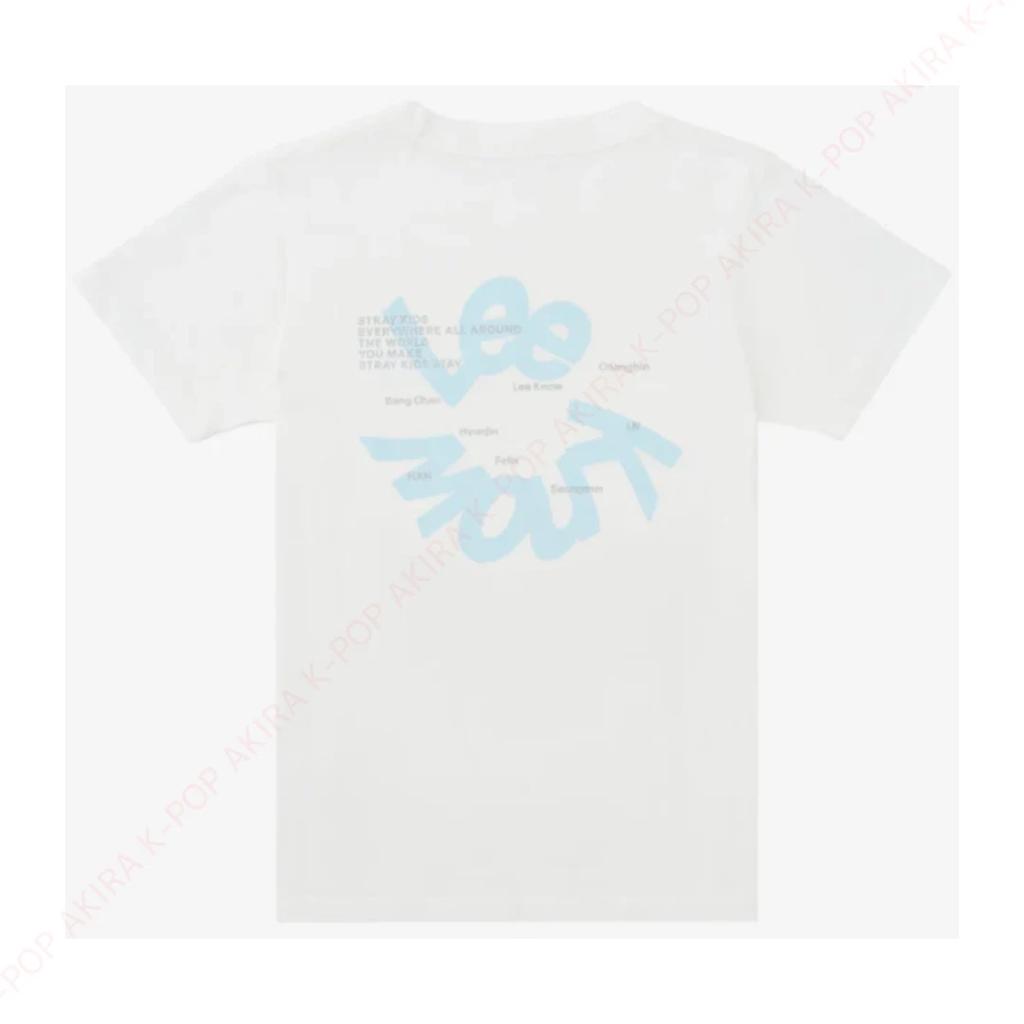 Stray Kids World Tour RUN IT JAPAN WHITE MEMBER T-SHIRT POP-UP OFFICIAL GOODS / Pre-Order