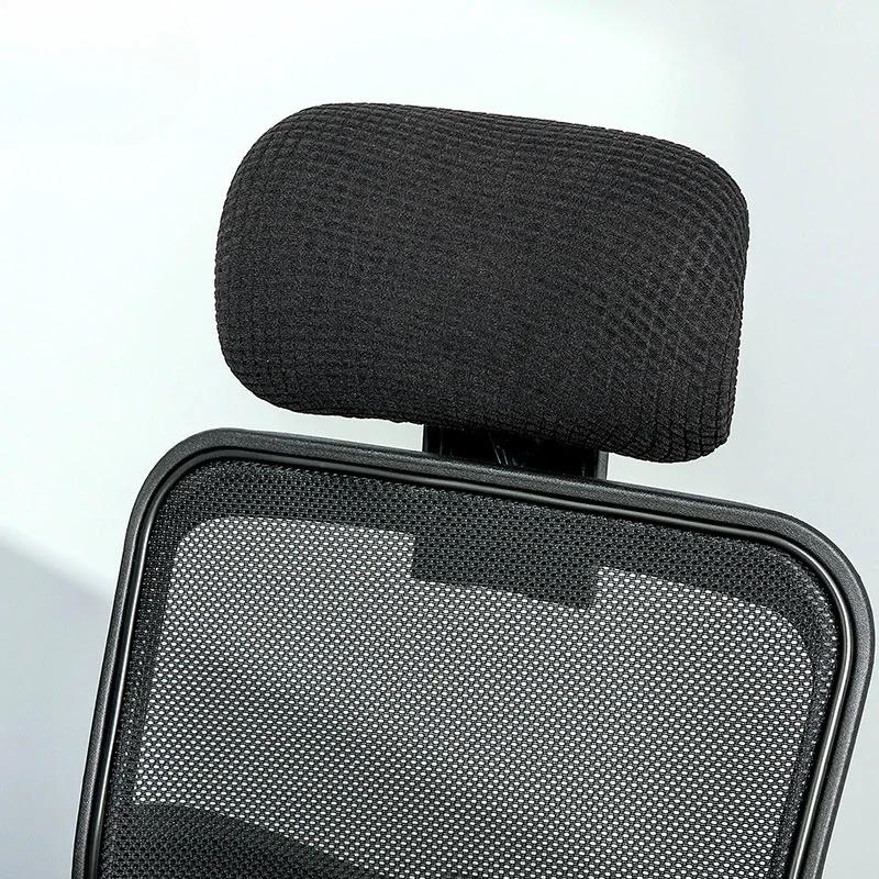 Waterproof Gaming Esports Chair Head Pillowcase Boss Chair Office Swivel Chair Head Cover Dust-proof Stain-proof Stretchy Cover