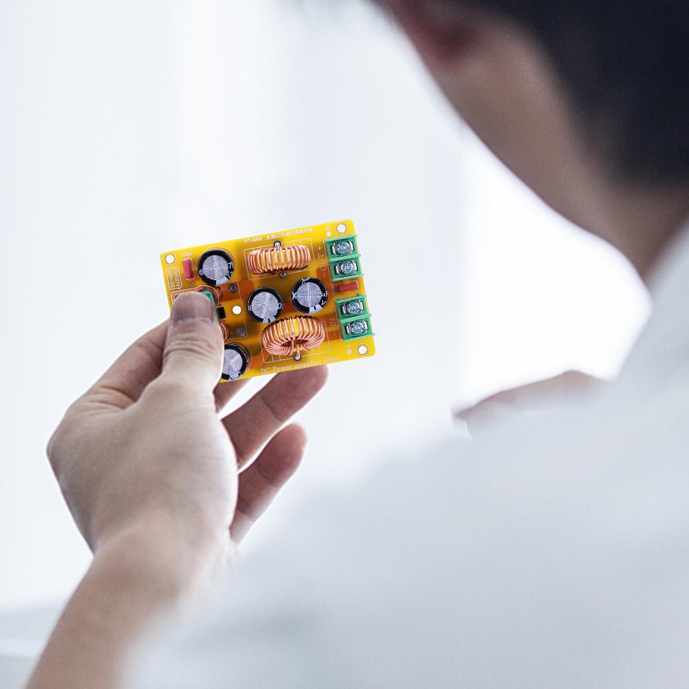 DC LC EMI Electromagnetic Interference Filter 2A 4A 10A 20A High Frequency Power Filter 50V for Car Amplifier Noise Filtering