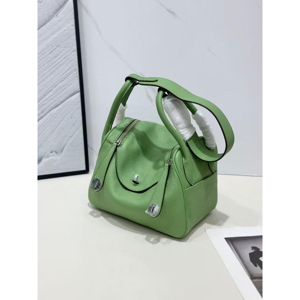 New leather pillow bag women's bag one-shoulder hand-held fashionable and versatile temperament mature woman bag