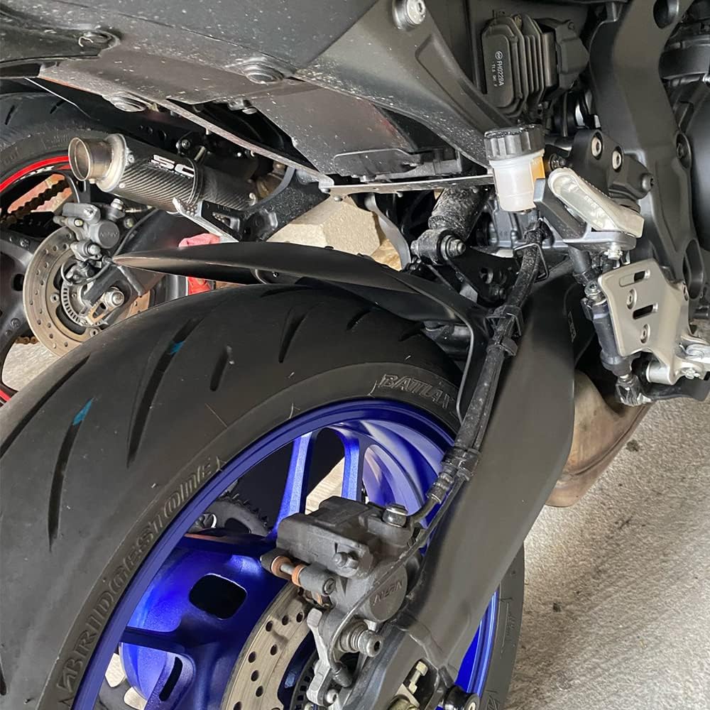 Motorcycle Accessories for 2021 2022 MT09 MT 09 SP Mudguard Extender Front Rear Fender Extender Wheel Tire Hugger Protector (Front + Rear)