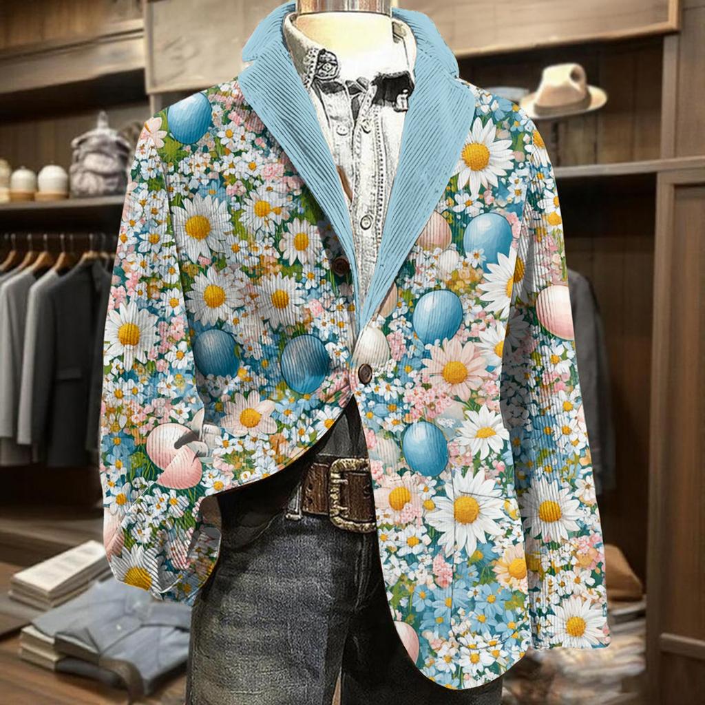 Men's Business Casual Carnival Corduroy Jacket