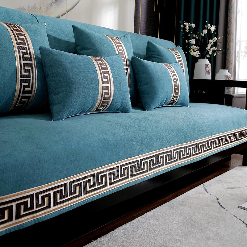 1pcs Chenier Sofa Cushion, Simple Anti Slip Sofa Cushion for Single Seat, Double Seat, and Triple Seat, Sofa Cover Sofa Towel