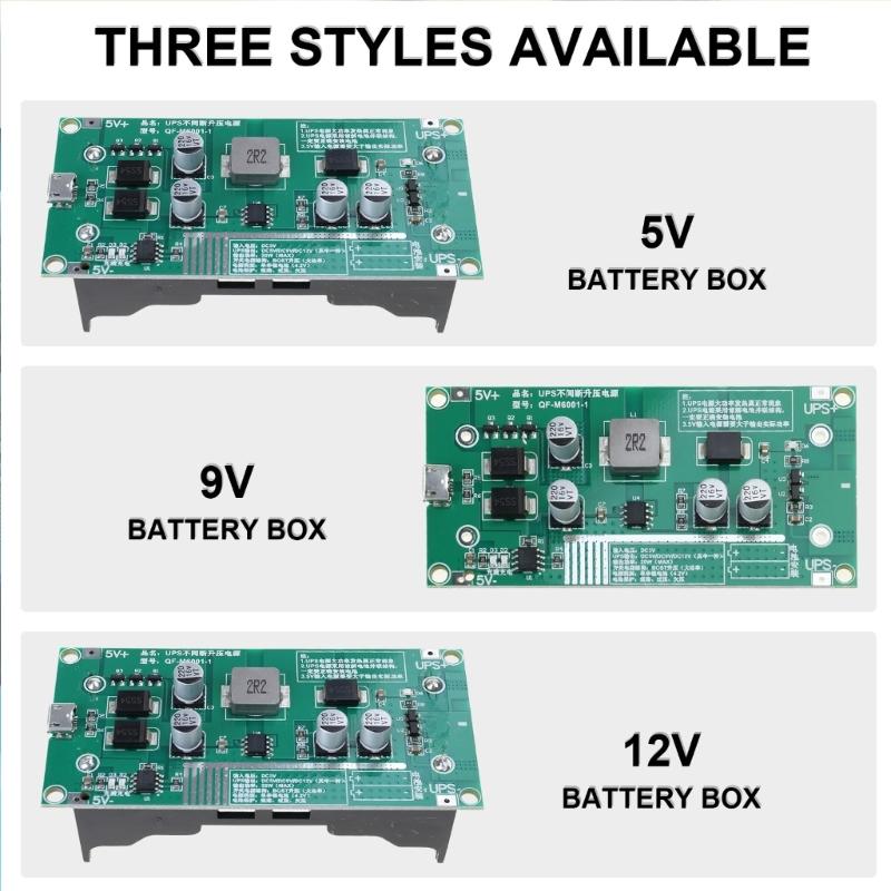 18650 Lithium-Batterie USV-Strommodul mit USB-Lade-Boostern für Router und Kameras