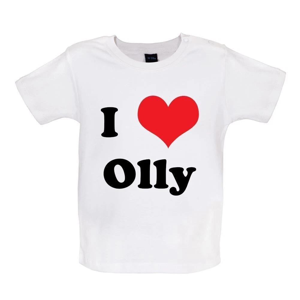 

I Love Olly -Baby Kids Boys Girls Unisex T-Shirt / Romper Tees Top- 2024 Song Dizzy UK Euro Vision 130