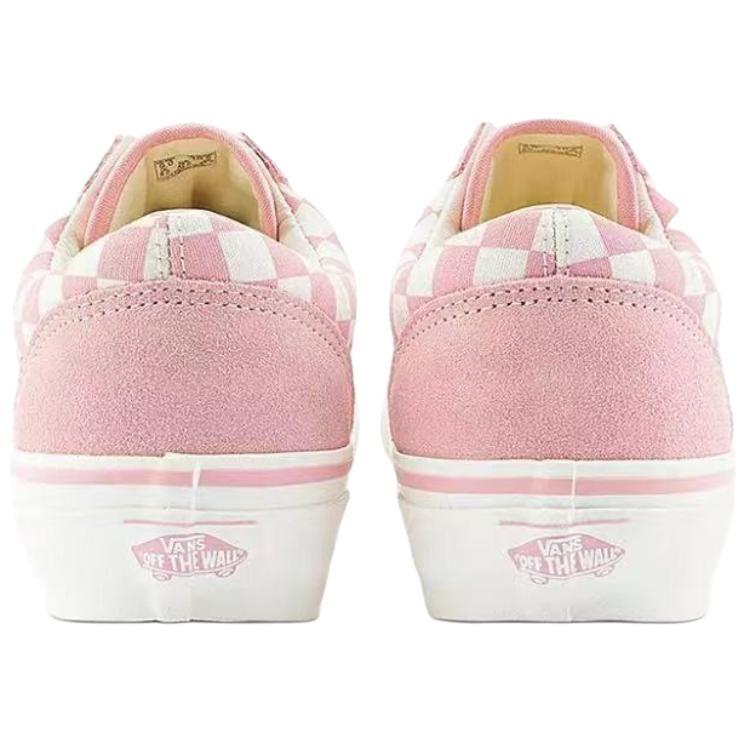 Vans Old Skool Reissue 136 Comfortable Low-Top Canvas Shoes Unisex Sneakers Pink White VN000MT6EBQ