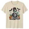Mombie Halloween Skeleton Mom Graphic Tee Unisex T Shirt Holidays Events