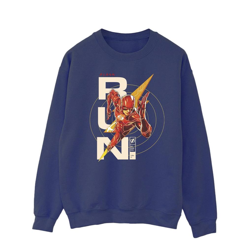DC Comics Mens The Flash Run Sweatshirt