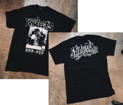 Whispers Shirt BKK SYD Metalcore Band Merch, Nachdruck, 2-seitig