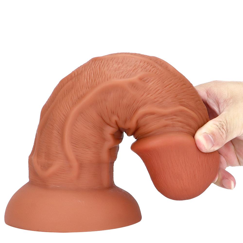 Dámské velké erotické dildo pro anální tahací dildo XXL Fisting pásek na penis Hude Dick silikonový anální kolík
