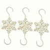 5pcs Christmas Ornaments S Shape Hooks Snowflake Christmas Tree Decoration Multi Purpose Holders  Hook