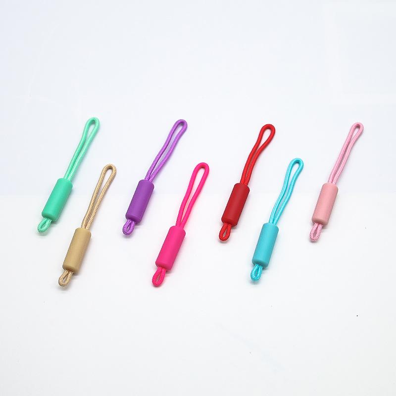 10PCS Long Handle Zipper Pullers Zipper Slider Extension Rope Garment Bag Zipper Repair Tools DIY Sewing Supplies