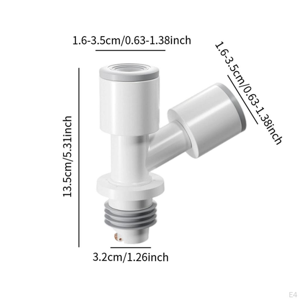 Washing Machine Drain Connector Hose Coupler for Floor and Kitchen Sink