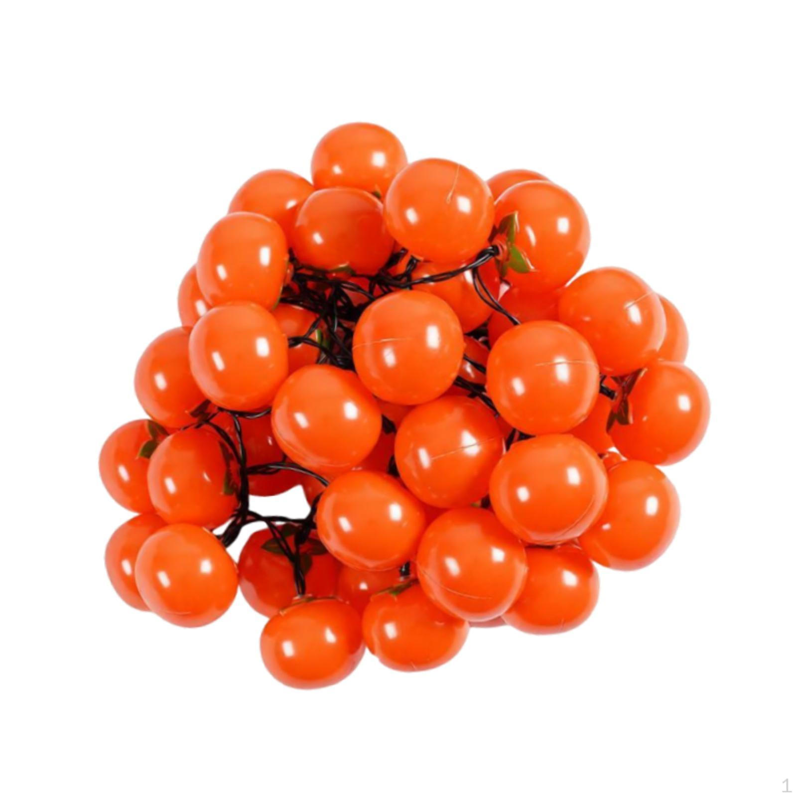 Solar String Lights Persimmon Pendant Hanging for Garden Cafe Patio 150cm