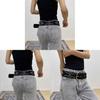 Punk Rock Wide Belt With Rivets For Women Fashion Accessory