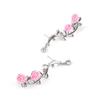 Personalized Women's Rose Branch Alloy Ear Clip Earrings