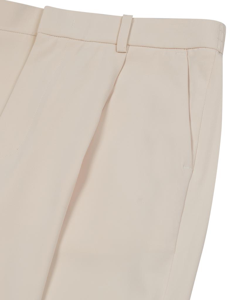 IRONYPORNO WHITELINE 86-Iro269 Monotone Parachute Wide Pants Ivory