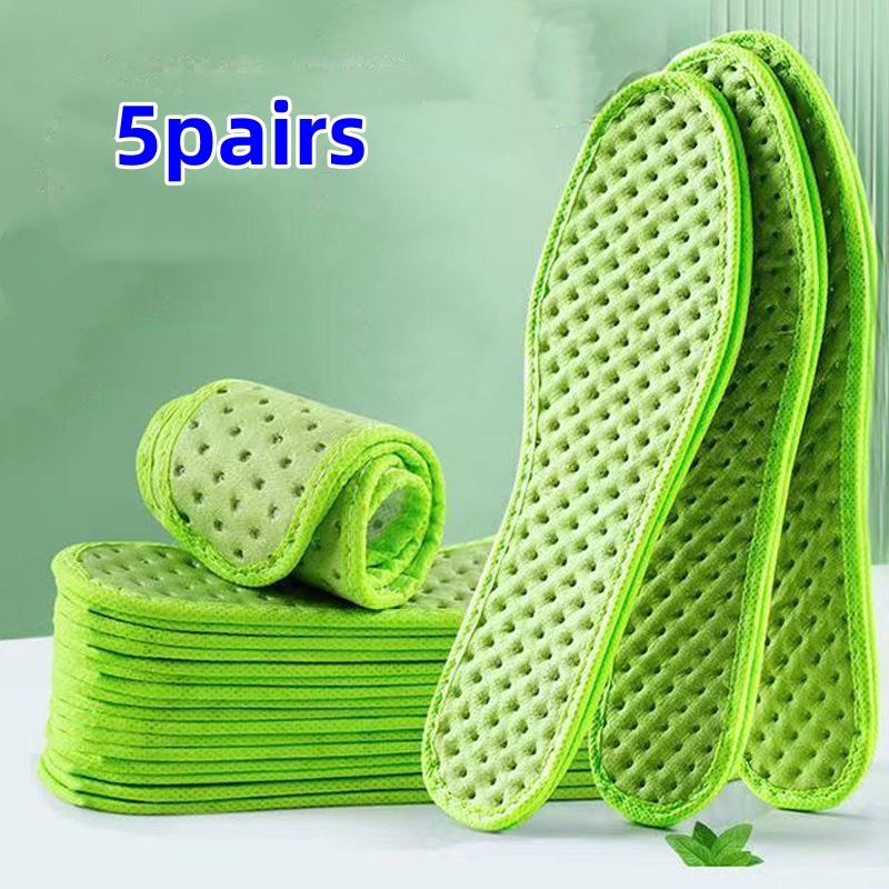 5 par Miękkie Wkładki Odświeżające z Piołunu: Oddychający, Pochłaniający pot, Ziołowy komfort do treningu wojskowego i sportów letnich